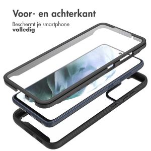 iMoshion 360° Full Protective Case Samsung Galaxy S21 FE - Zwart