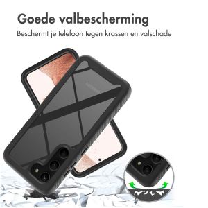 iMoshion 360° Full Protective Case Samsung Galaxy S23 Plus - Zwart