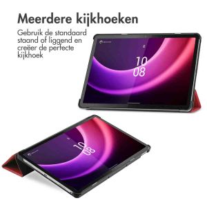 iMoshion Trifold Bookcase Lenovo Tab P11 (2nd gen) - Rood