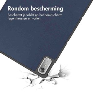 iMoshion Trifold Bookcase Lenovo Tab P11 (2nd gen) - Donkerblauw