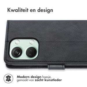 iMoshion Luxe Bookcase OnePlus Nord 3 - Zwart