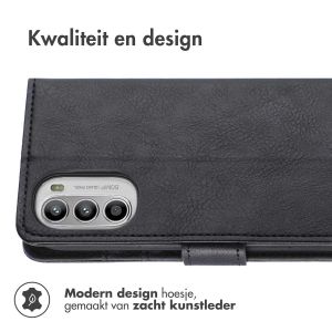 iMoshion Luxe Bookcase Motorola Moto G53 - Zwart