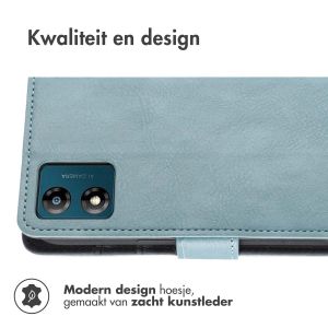 iMoshion Luxe Bookcase Motorola Moto E13 - Lichtblauw