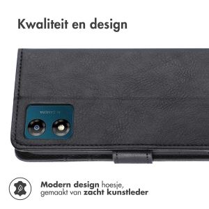iMoshion Luxe Bookcase Motorola Moto E13 - Zwart