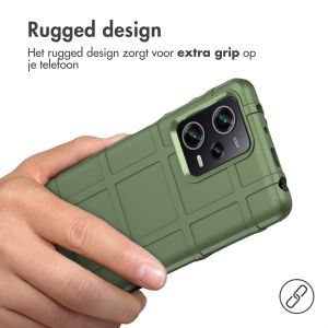 iMoshion Rugged Shield Backcover Xiaomi Poco X5 Pro 5G - Groen