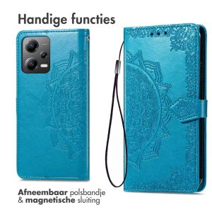 iMoshion Mandala Bookcase Xiaomi Poco X5 5G - Turquoise