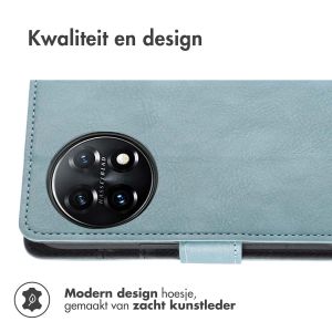 iMoshion Luxe Bookcase OnePlus 11 - Lichtblauw