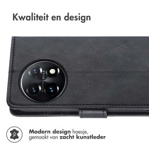 iMoshion Luxe Bookcase OnePlus 11 - Zwart
