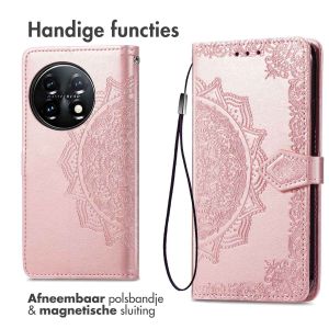 iMoshion Mandala Bookcase OnePlus 11 - Rosé Goud