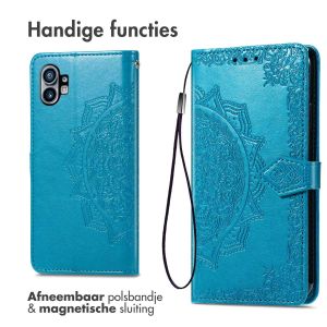 iMoshion Mandala Bookcase Nothing Phone (1) - Turquoise
