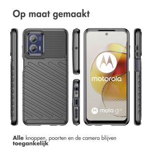 iMoshion Thunder Backcover Motorola Moto G73 - Zwart