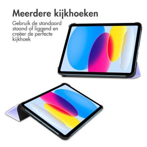 iMoshion Trifold Bookcase iPad 10 (2022) 10.9 inch - Lila