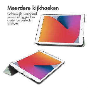 iMoshion Trifold Bookcase iPad 7 (2019) / iPad 8 (2020) / iPad 9 (2021) 10.2 inch - Lichtgroen