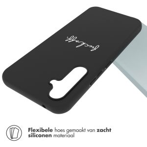iMoshion Design hoesje Samsung Galaxy A54 (5G) - Fuck Off - Zwart