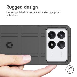iMoshion Rugged Shield Backcover Xiaomi Poco X6 Pro - Zwart