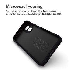 iMoshion EasyGrip Backcover Oppo A18 / Oppo A38 - Zwart