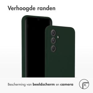Accezz Liquid Silicone Backcover Samsung Galaxy A55 - Forest Green