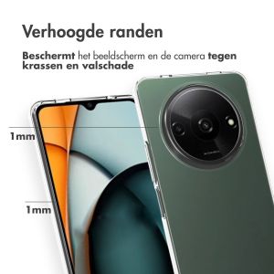 Accezz Clear Backcover Xiaomi Redmi A3 - Transparant