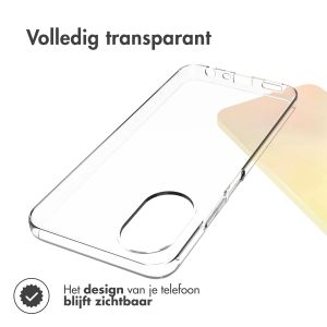 Accezz Clear Backcover Oppo A18 / Oppo A38 - Transparant