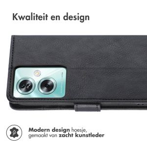 iMoshion Luxe Bookcase OnePlus Nord N30 SE - Zwart