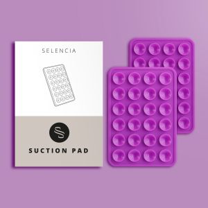 Selencia 2-Pack Telefoonhouder Zuignap - Paars