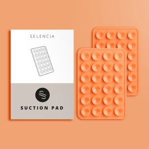 Selencia 2-Pack Telefoonhouder Zuignap - Oranje