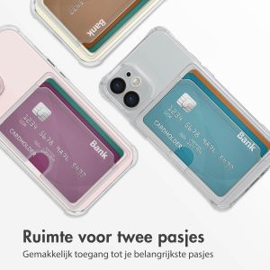 iMoshion Softcase Backcover met pasjeshouder iPhone 12 Mini - Transparant