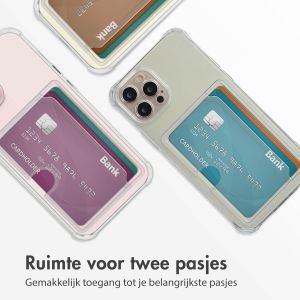 iMoshion Softcase Backcover met pasjeshouder iPhone 12 Pro - Transparant