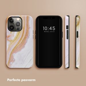 Selencia Vivid Backcover iPhone 13 Pro - Chic Marble Gold
