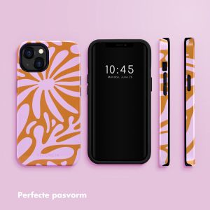 Selencia Vivid Backcover iPhone 13 - Modern Bloom Pink