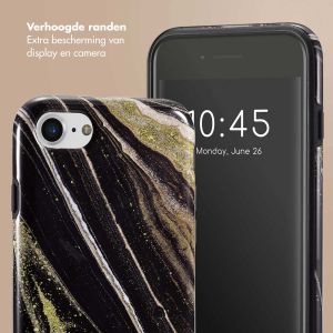 Selencia Vivid Backcover iPhone SE (2022 / 2020) / 8 / 7 / 6(s) - Chic Marble