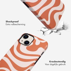 Selencia Vivid Backcover iPhone 14 - Dream Swirl Orange