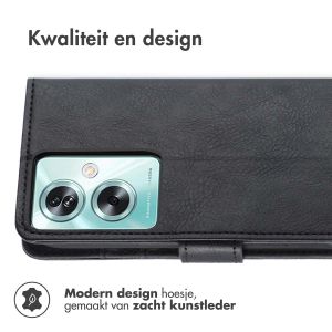 iMoshion Luxe Bookcase Oppo A79 - Zwart