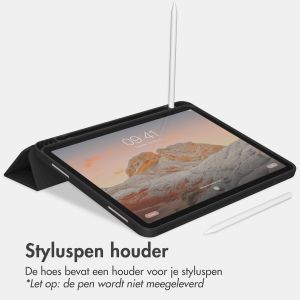 Accezz Smart Silicone Bookcase iPad 10 (2022) 10.9 inch - Zwart