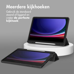 Accezz Smart Silicone Bookcase Samsung Galaxy Tab A9 Plus - Zwart