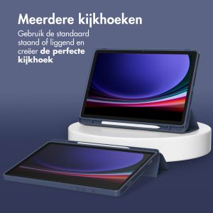 Accezz Smart Silicone Bookcase Samsung Galaxy Tab A9 Plus - Donkerblauw