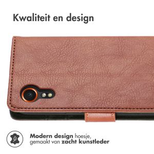 iMoshion Luxe Bookcase Samsung Galaxy Xcover 7 - Bruin