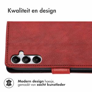 iMoshion Luxe Bookcase Samsung Galaxy A15 (5G/4G) - Rood