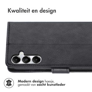 iMoshion Luxe Bookcase Samsung Galaxy A15 (5G/4G) - Zwart
