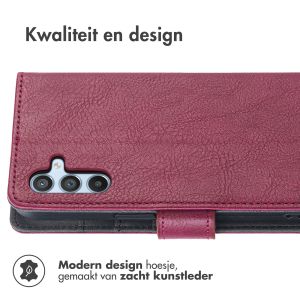 iMoshion Luxe Bookcase Samsung Galaxy A34 (5G) - Bordeaux