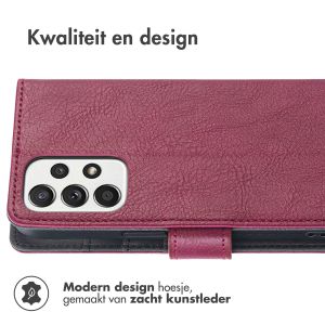 iMoshion Luxe Bookcase Samsung Galaxy A52(s) (5G/4G) - Bordeaux
