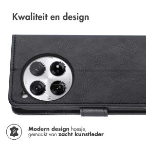 iMoshion Luxe Bookcase OnePlus 12 - Zwart