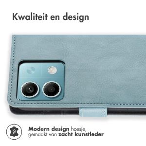 iMoshion Luxe Bookcase Xiaomi Redmi Note 13 (5G) - Lichtblauw
