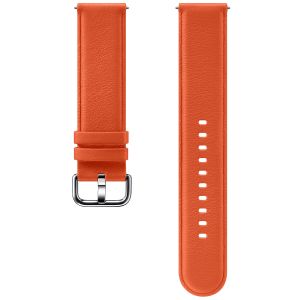 Samsung Originele Leather Band Samsung Galaxy Watch 4 / 5 / 6 - 20 mm - M/L - Oranje