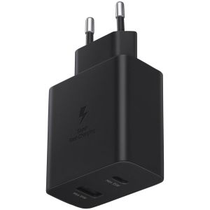 Samsung Originele Power Adapter - Oplader - USB-C en USB aansluiting - Fast Charge - 35W - Zwart
