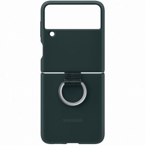 Samsung Originele Silicone Cover Ring Samsung Galaxy Z Flip 3 - Green