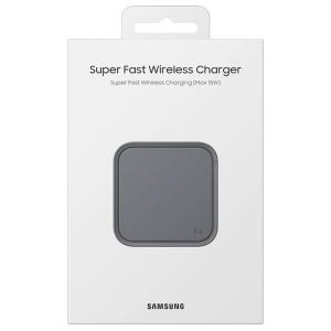 Samsung Wireless Charger Pad - Draadloze oplader - Met adapter en laadkabel - 15 Watt - Zwart