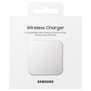 Samsung Wireless Charger Pad - Draadloze oplader - Met adapter en laadkabel - 15 Watt - Wit