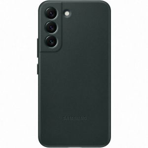 Samsung Originele Leather Backcover Galaxy S22 - Groen