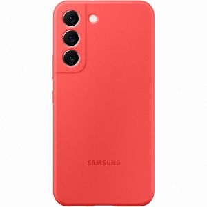 Samsung Originele Silicone Backcover Galaxy S22 - Coral